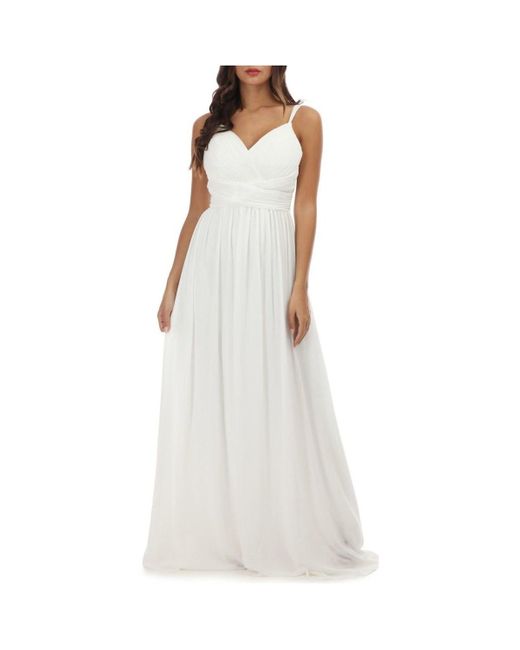 la modeuse robe longue blanche