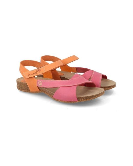 Sandales Interbios en coloris Pink