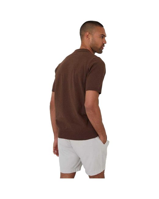 Polo Whittley Threadbare pour homme en coloris Brown