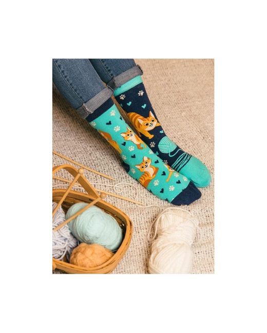 Socquettes Chaussettes Chats Mignons Dedoles pour homme en coloris Green