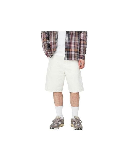 Short Single Knee Carhartt pour homme en coloris White