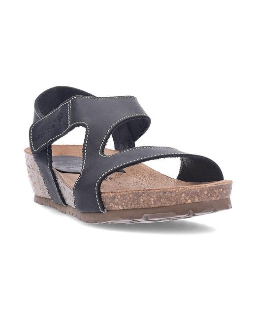 Sandales Compensées 5316A Negro Interbios en coloris Blue