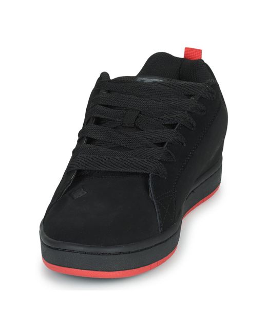 Baskets basses COURT GRAFFIK SQ DC Shoes pour homme en coloris Black