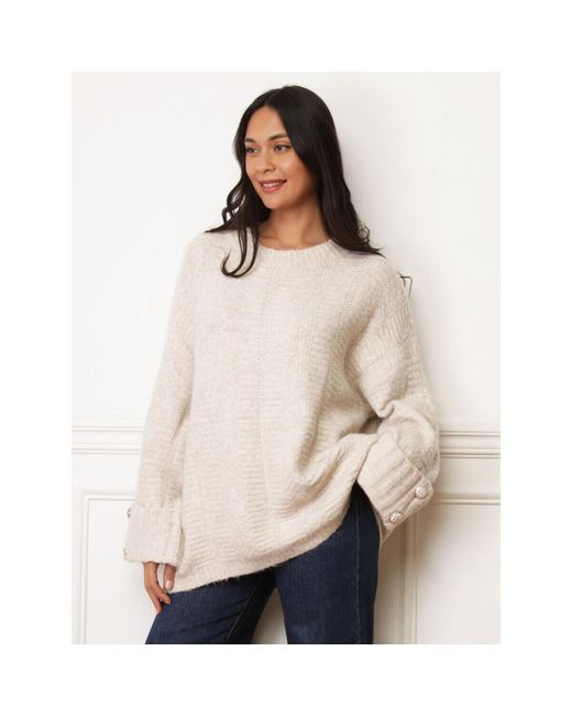 Pull Pulls Pour Femme La Modeuse en coloris Natural