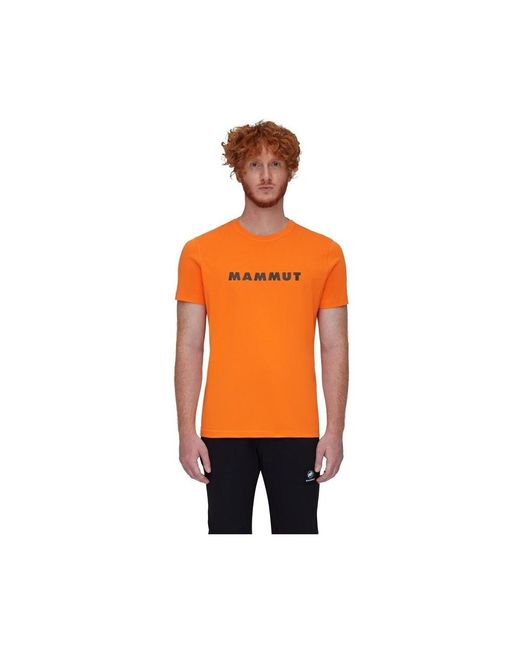 T-shirt Core Logo Mammut pour homme en coloris Orange