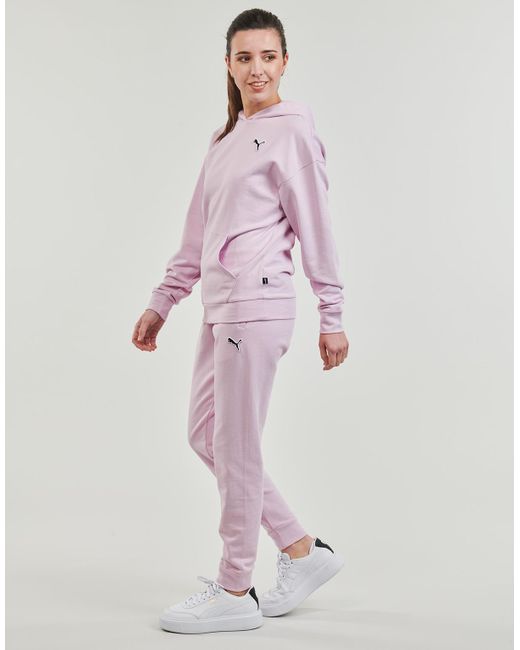 Sweat-shirt BETTER ESSENTIALS HOODIE TR PUMA en coloris Pink