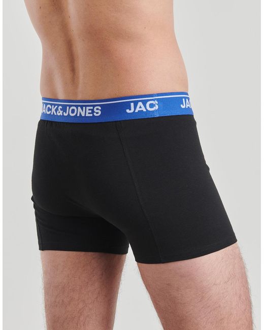 Jack & Jones Boxers Jactheodore Solid Trunks X3 in het Black voor heren