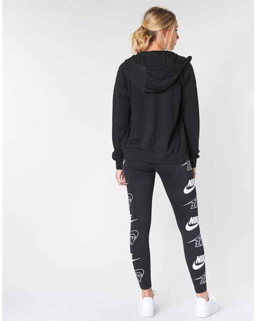 nike w nsw hoodie fz flc glitter nike w nsw hoodie fz flc glitter