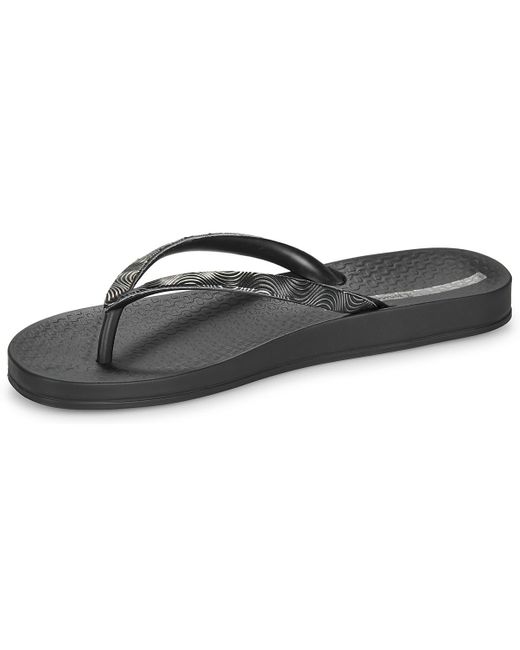 Ipanema Black Zehentrenner Mesh Ix Fem