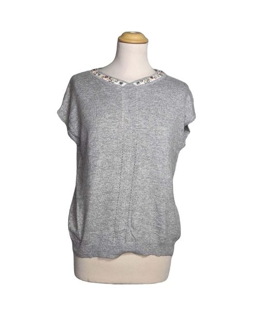 Pull naf naf gris hot sale