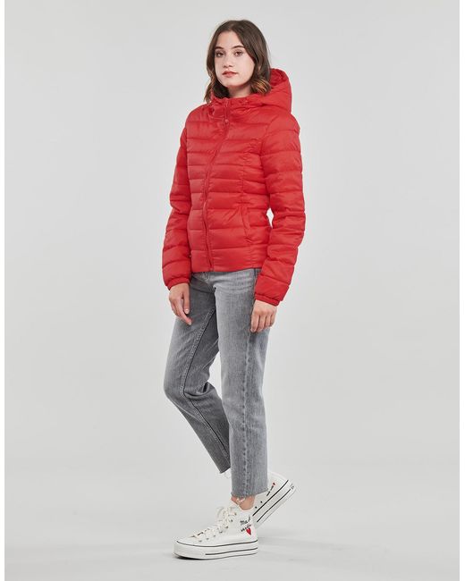 Doudounes ONLY en coloris Red