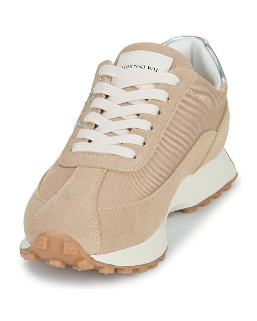 Vanessa Wu Natural Sneaker Flow Initials