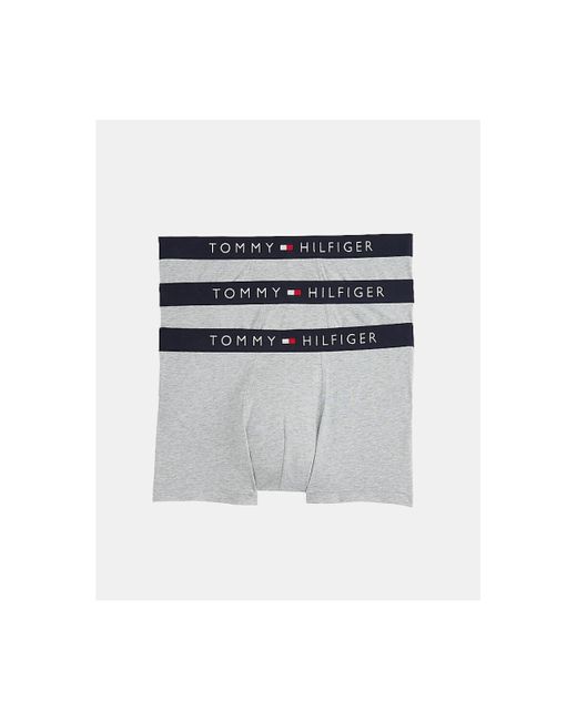 Caleçons UM0UM034000R4 3P TRUNK Tommy Hilfiger pour homme en coloris Gray