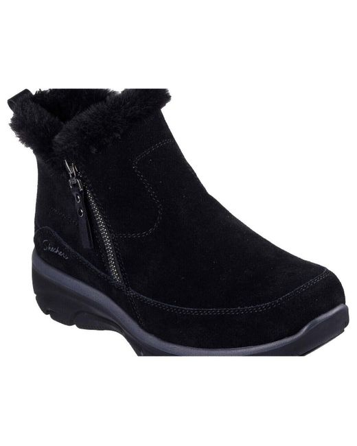 Bottines 167862 RELAXED FIT: EASY GOING - COOL ZIP! Skechers en coloris Blue