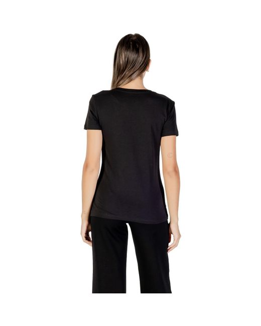 T-shirt XW001459 AF10356 EAX en coloris Black
