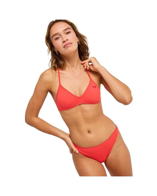 Maillots de bain Solid Essentials Athletic Tri Roxy en coloris Red