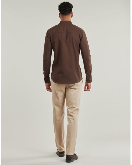 Only & Sons Hemdbluse Onsgudmund in Brown für Herren
