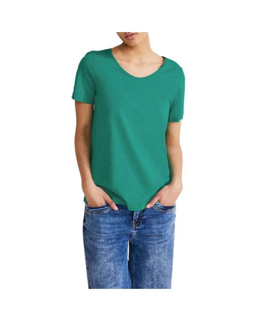 T-shirt 166740VTPE24 Street One en coloris Green