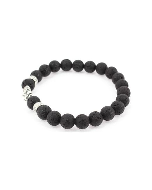 Bracelets Bracelet Pierres éléphant Clj Charles Le Jeune en coloris Black