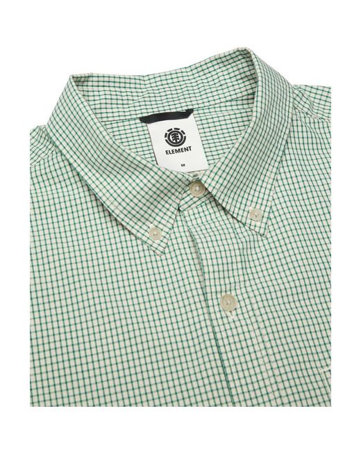 Chemise Button Down Regular Poplin Element pour homme en coloris Green