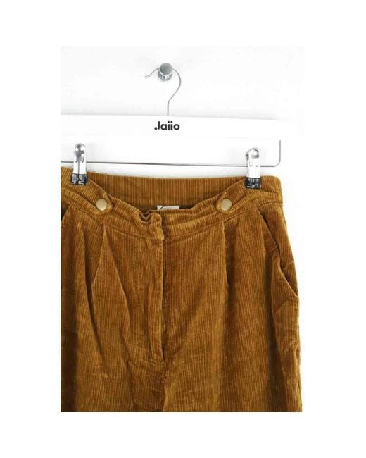 Pantalon Pantalon large en coton Des Petits Hauts en coloris Natural