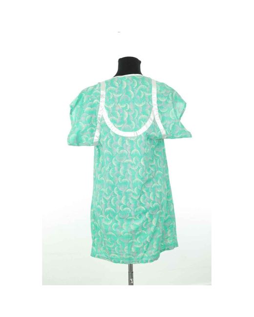 Robe courte Robe en coton verte IRO en coloris Green