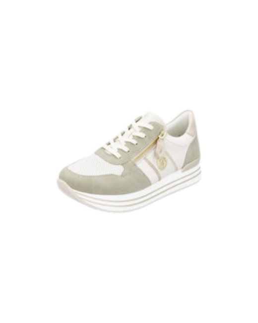 Derbies D1327 80-blanc combiné Vert Remonte en coloris White