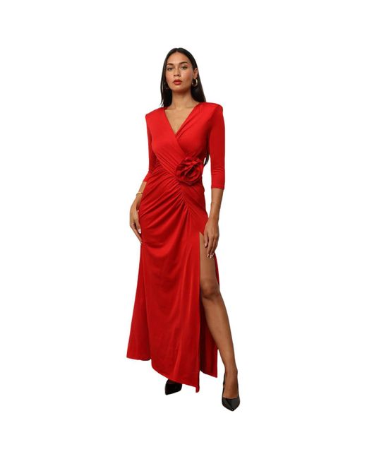 La Modeuse Jurk 72100_P169428 in het Red