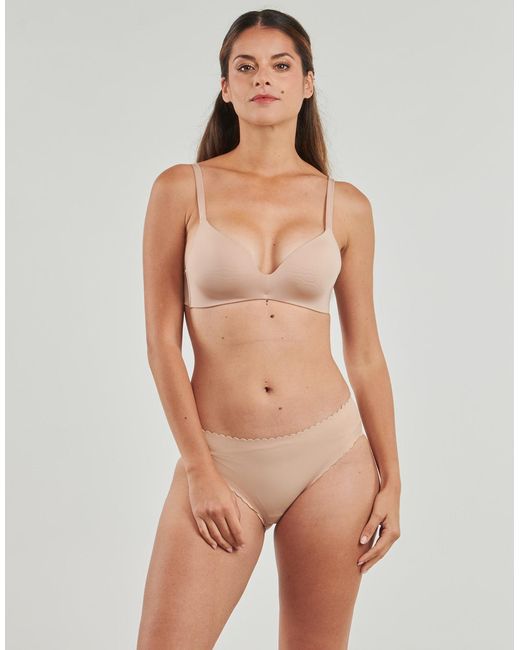 Dim Slips Body Touch Brief in het Natural