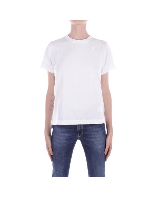 T-shirt K2122UW K-Way en coloris White
