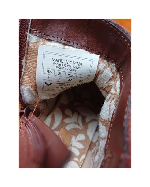 Bottines Bottines Western basses Roxy Roxy en coloris Brown