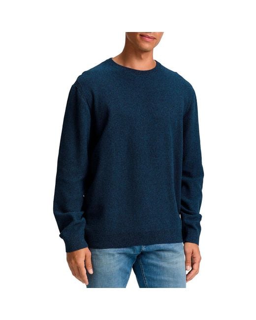 Pull Pull COL ROND Navy Tom Tailor pour homme en coloris Blue