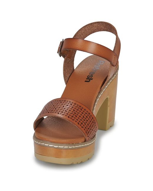 Refresh Brown Keilabsatzsandalen 170777