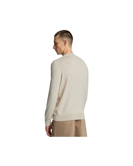 Pull Ls320 Lyle & Scott pour homme en coloris White