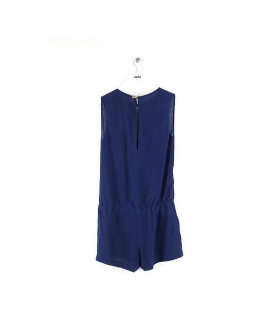 Combinaisons Combinaison en soie bleue Maje en coloris Blue