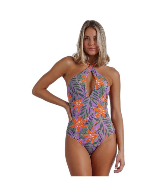 Maillots de bain Maillot de bain 1 pièce Jungle Admas en coloris Purple
