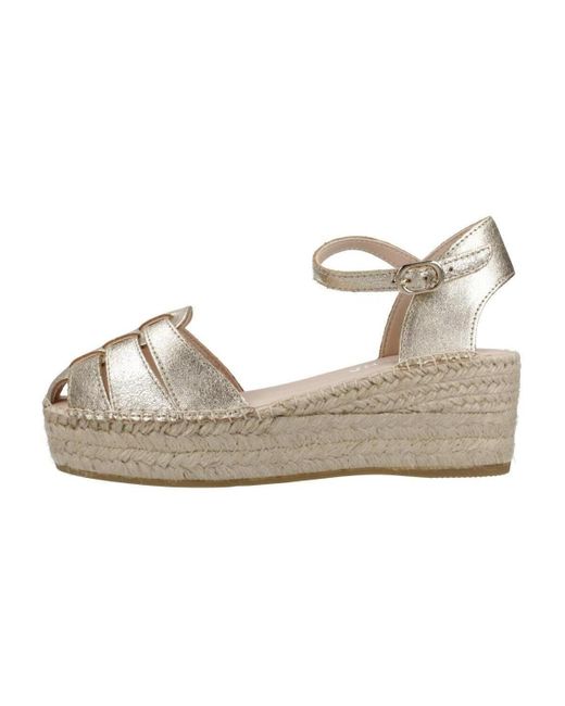 Espadrilles JAVA43VE Macarena en coloris Metallic