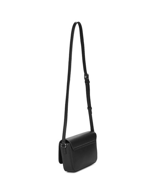 Tommy Hilfiger Black Schwarze umhängetasche must flap crossover