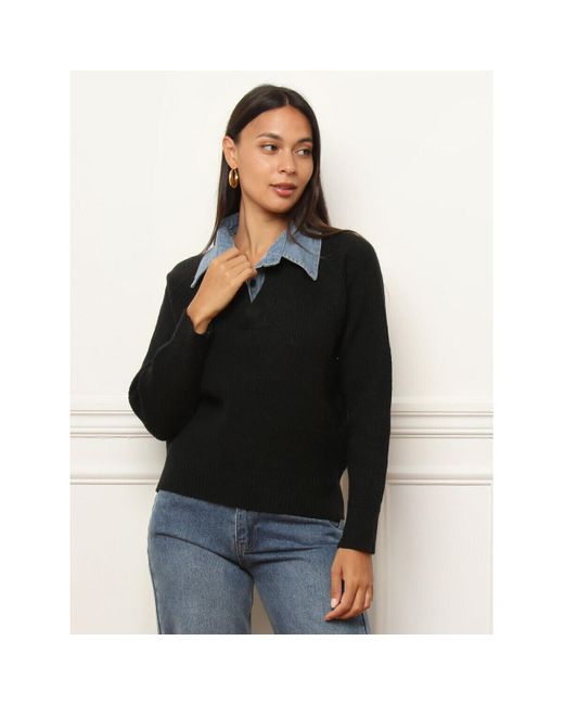 Pull Pulls La Modeuse en coloris Black