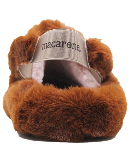 Chaussons $ Macarena en coloris Brown