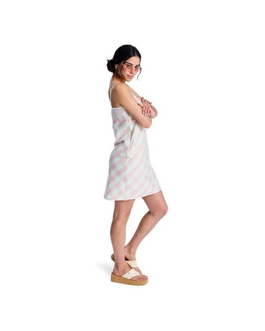 Robe courte Limitless Mini Roxy en coloris White