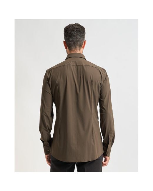 Chemise Chemise Hank Kent vert Boss pour homme en coloris Brown