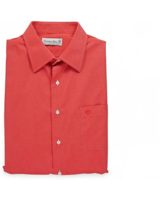 Chemise 201234 Dior pour homme en coloris Red