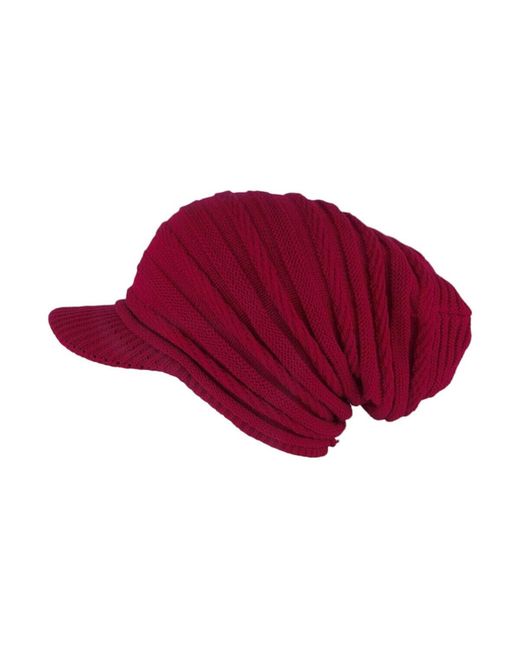 Bonnet Bonnet Mixte Nyls Création en coloris Red
