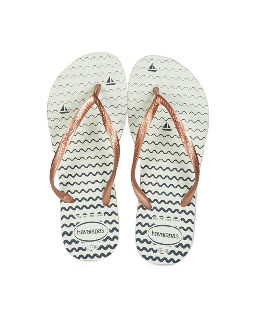 witte havaianas dames