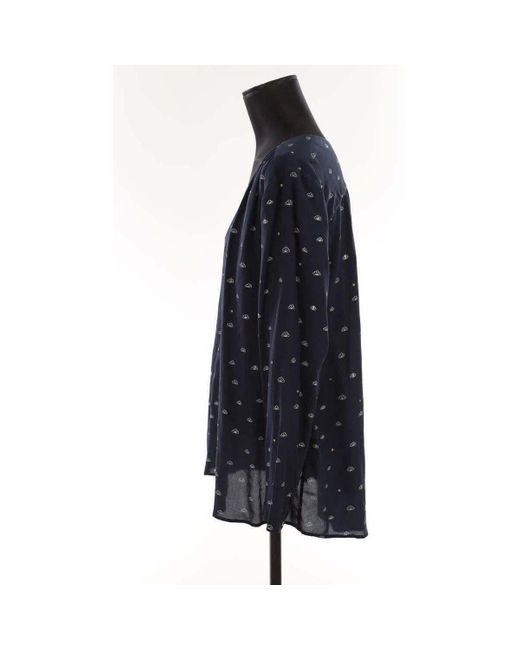 Blouses Blouse en soie Des Petits Hauts en coloris Blue