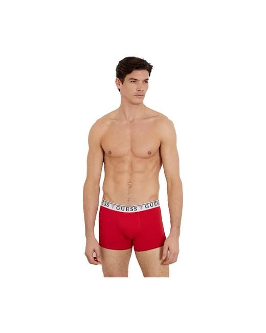 Boxers Pack x3 triangle G Guess pour homme en coloris Blue