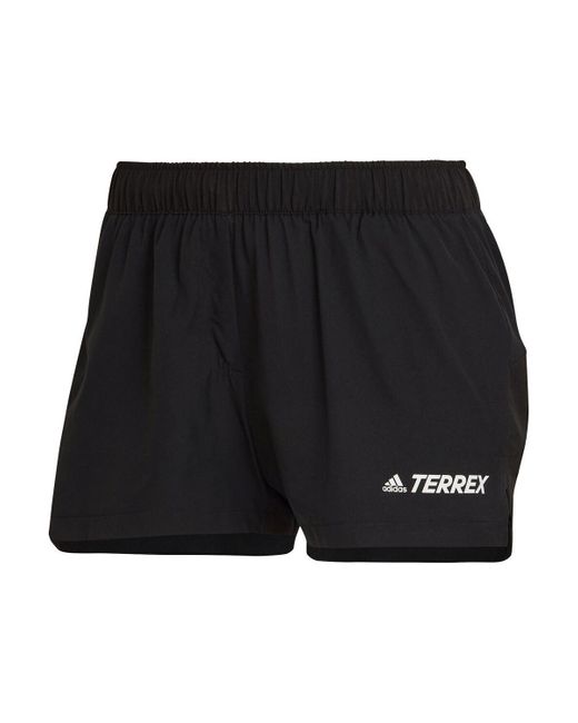 Pantalon TRAIL SHORT W 5 Adidas en coloris Black