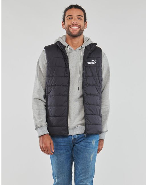 Doudounes ESS PADDED VEST PUMA pour homme en coloris Gray