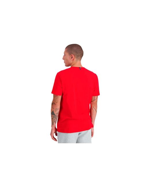 T-shirt T- Shirt Mixte Le Coq Sportif pour homme en coloris Red